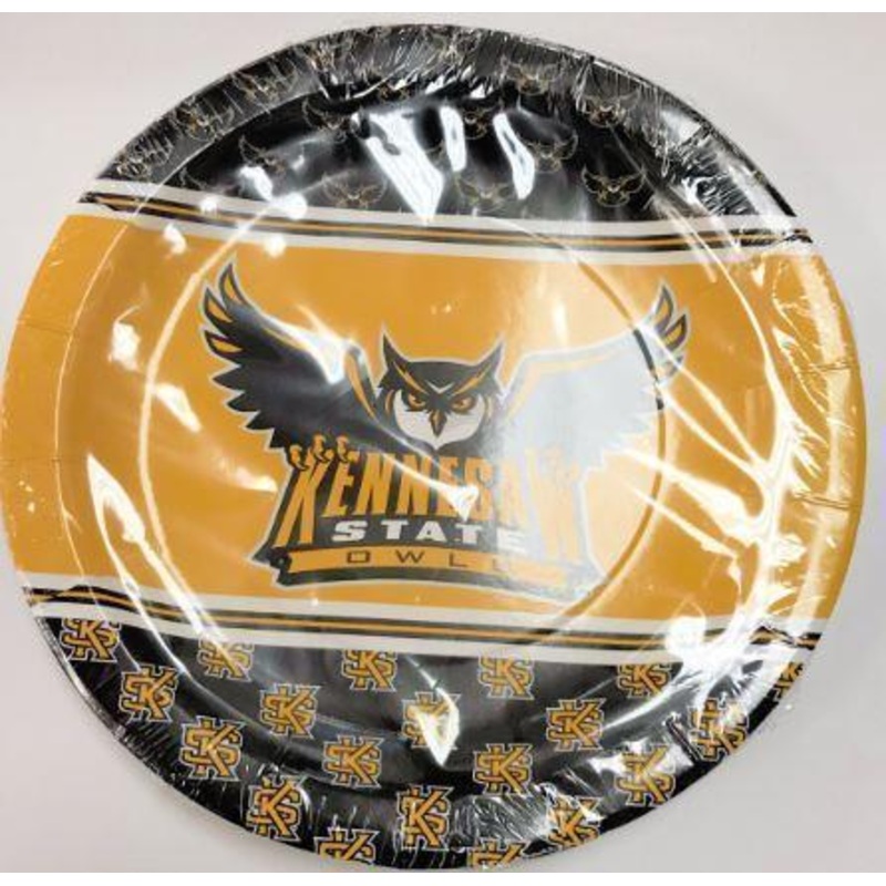 Kennesaw State Owls Lunch Plates - 8 Ct