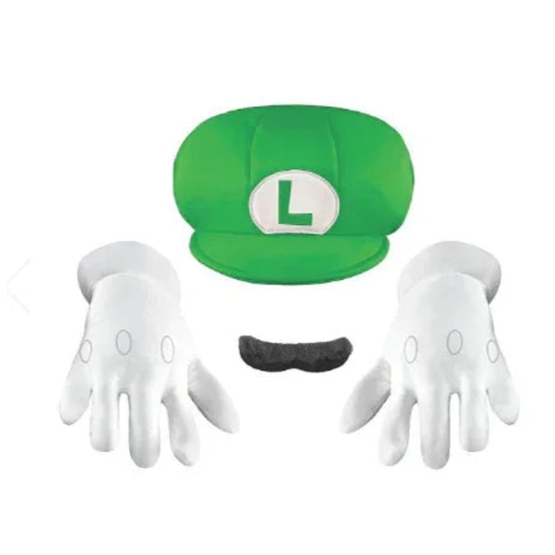 Kids Super Mario Bros Luigi Accessory Kit