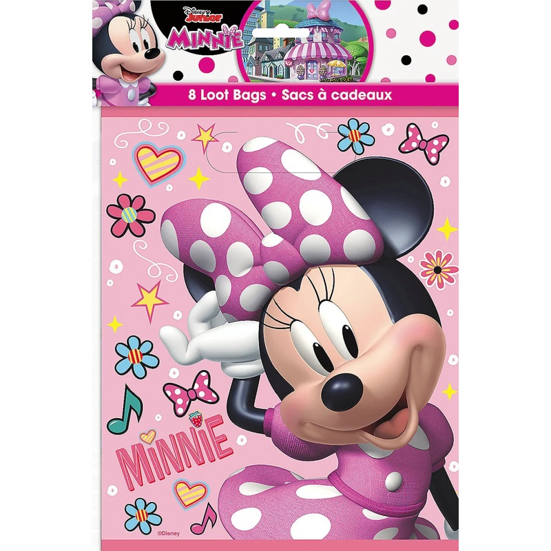Minnie Mouse Loot Bags 8 CT