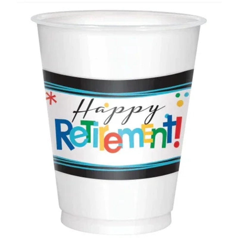 Officially Retired Plastic Cup 25ct