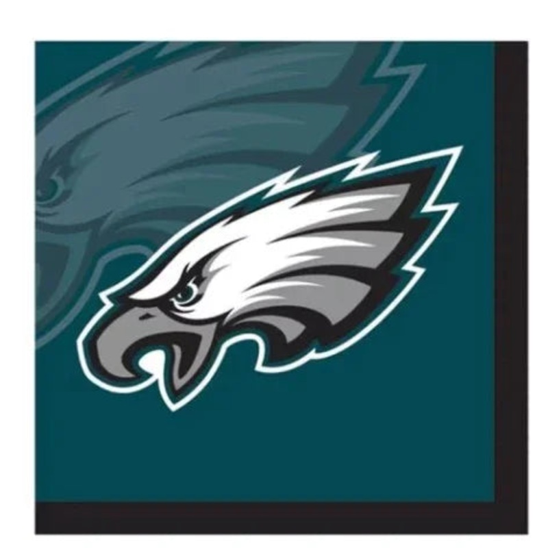 Philadelphia Eagles 16pk Beverage Napkins