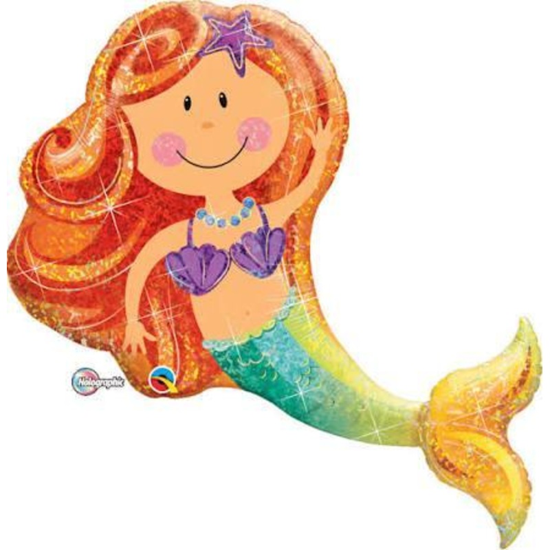 Qualatex Merry Mermaid 38" Giant Foil Balloon