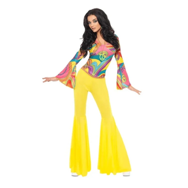Smiffy's 70s Groovy Babe Costume Small