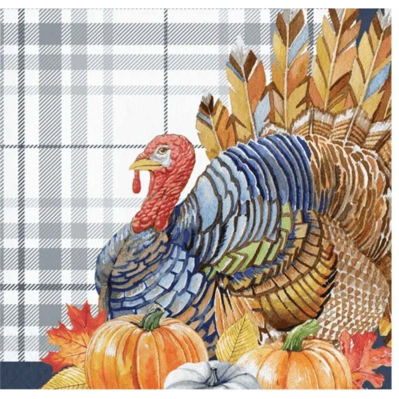 Thanksgiving Elegance Lunch Napkins 16 ct