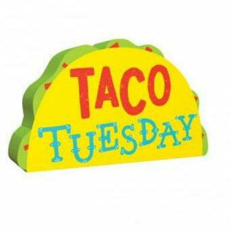 Mini Standing Taco Tuesday Sign
