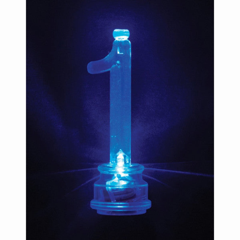 Number 1 Flashing Candle Holder with Birthday Candle