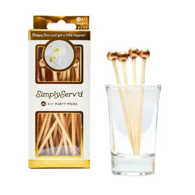 Party Pick Small Gold 40ct