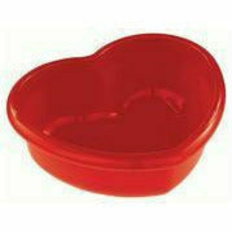 Red Heart Shaped Bowl