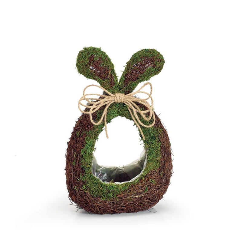SMALL RATTAN BUNNY EARS BASKET