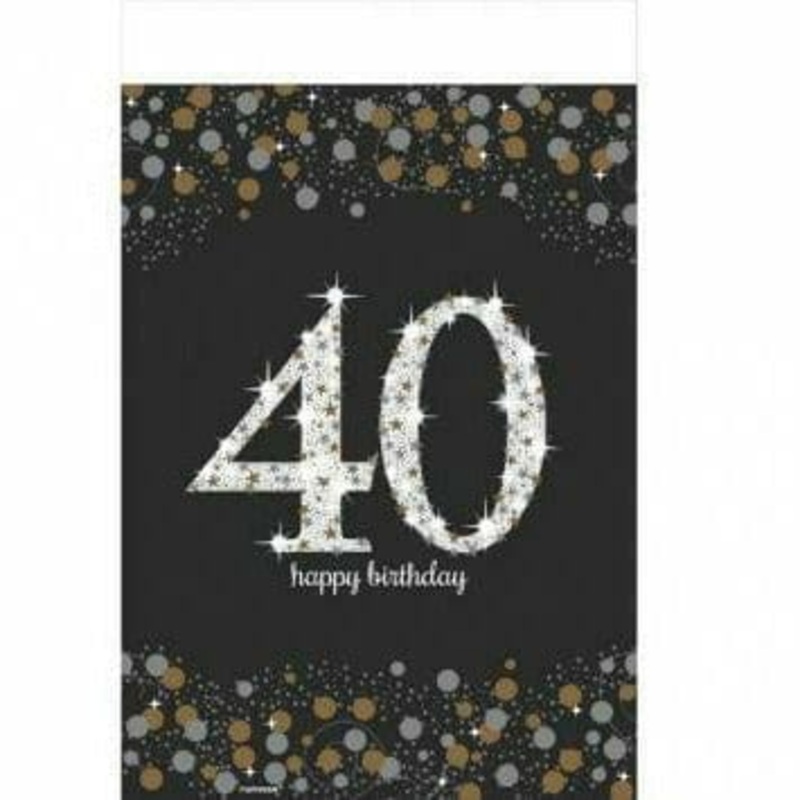 Tablecover 40th Birthday