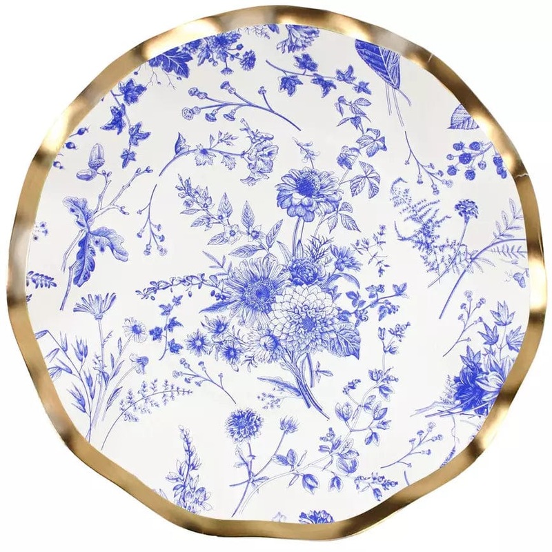 TIMELESS WAVY PAPER SALAD PLATE