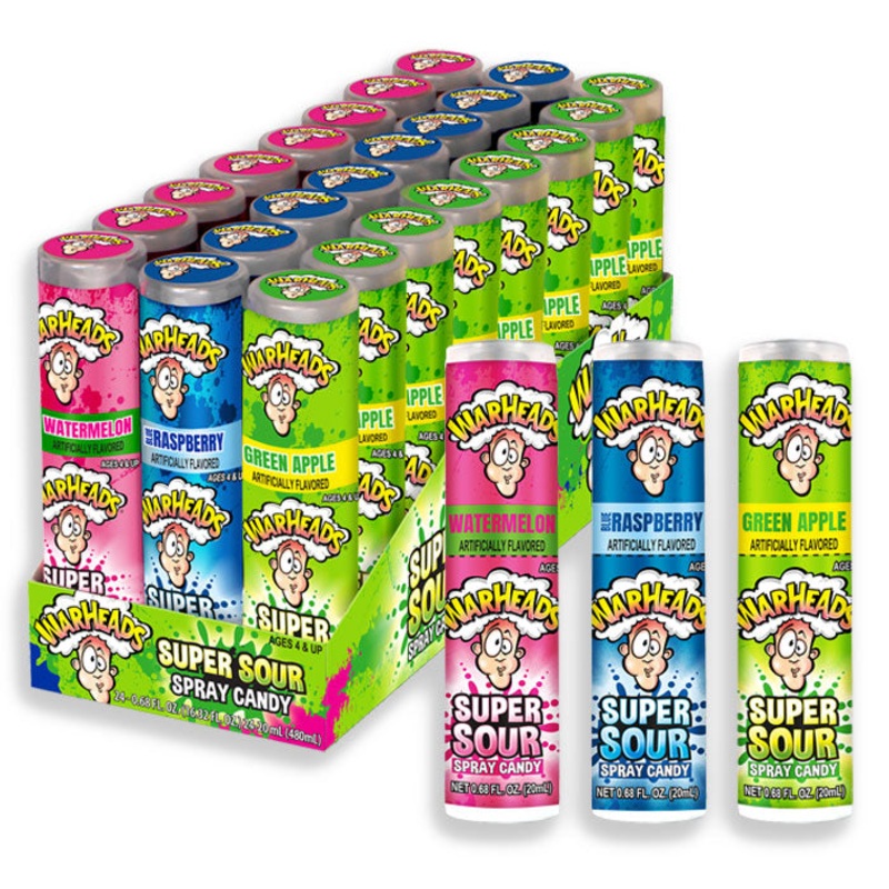 WARHEADS SUPER SOUR SPRAY CANDY