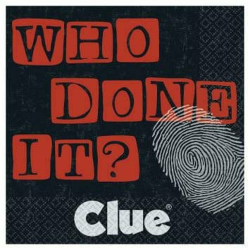 Who Done It Bev Napkins -T12