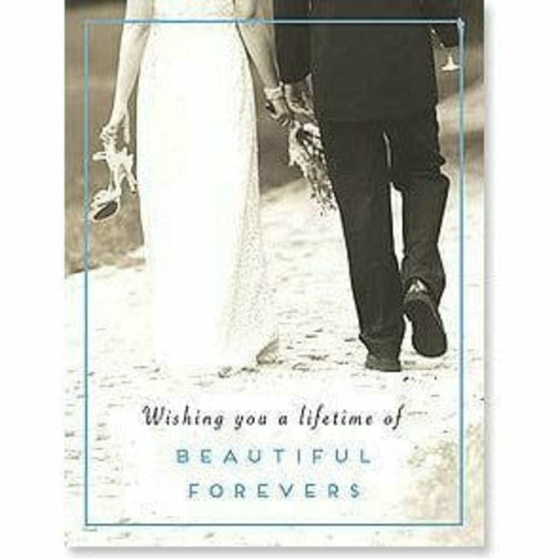 wishing you a life time of beautiful forevers