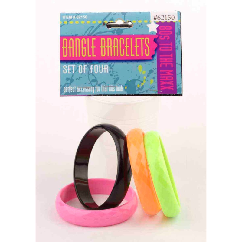 80's Bangle Bracelet Set