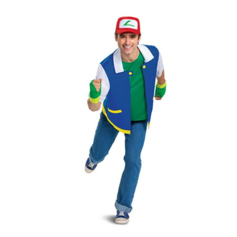 Adults Classic Pokmon Master Ash Ketchum Costume