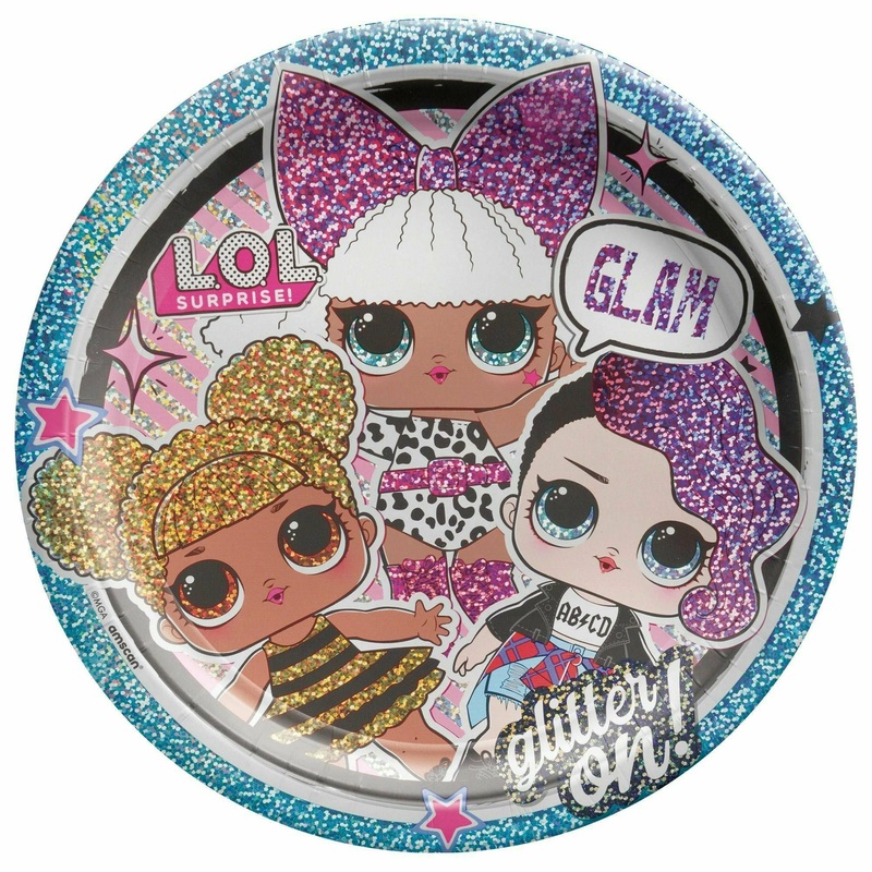 LOL Surprise, Together 4 Eva! 9" Prismatic Round Plates