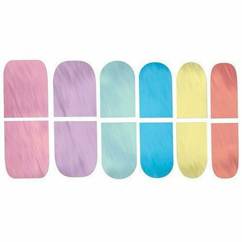 Magical Rainbow Nail Stickers 12ct