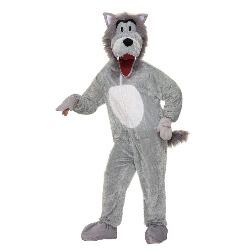 Story Book Wolf Plush Adult Costume