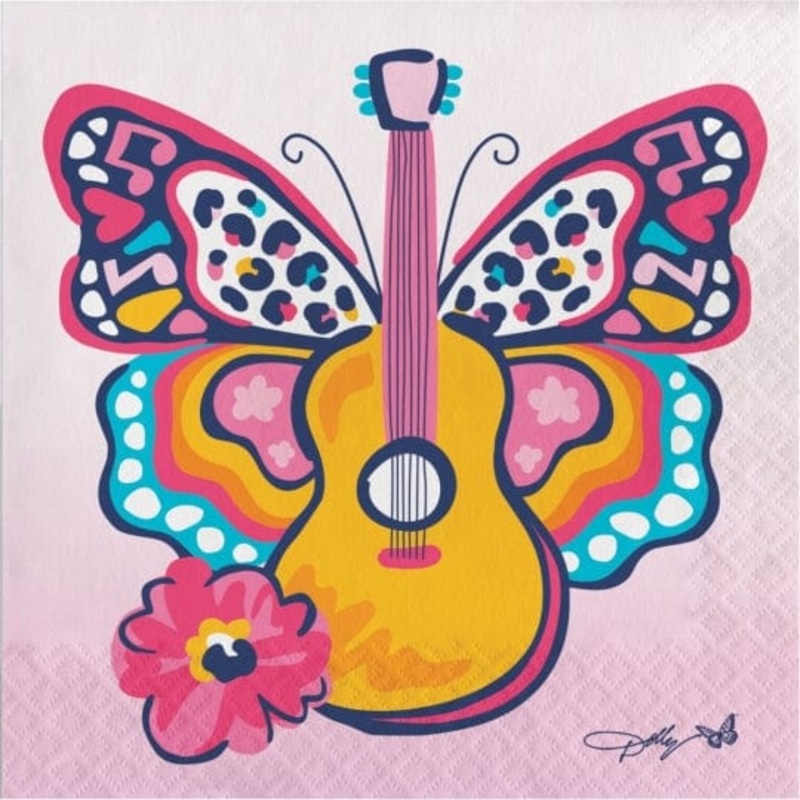 The Dolly Parton Collection - There'll Always Be Music Lunch Napkins