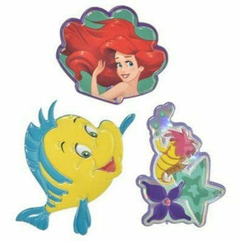 The Little Mermaid Patches 3ct Halloween Costume Multi-Colored