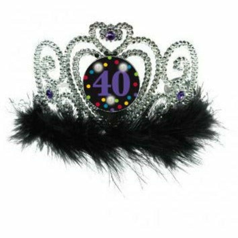 40th BDAY FLASHING TIARA