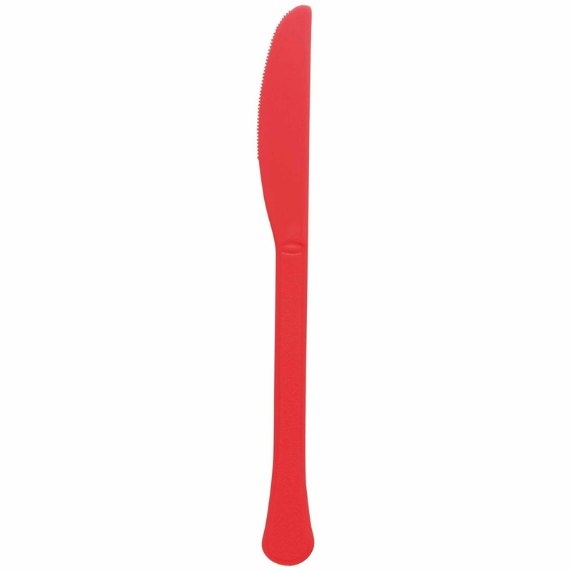 Apple Red - Boxed, Heavy Weight Knives, 20 Ct.