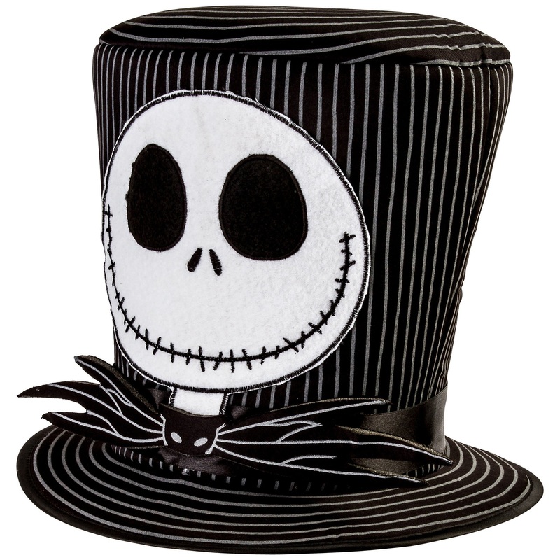 Jack Skellington Top Hat Halloween Costume Accessory