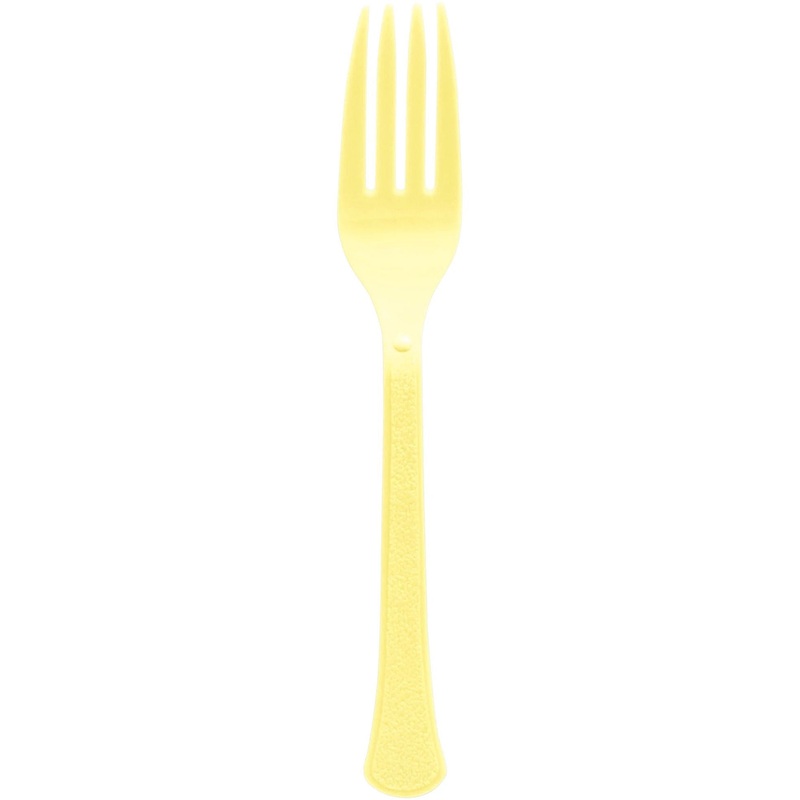 Light Yellow - Boxed, Heavy Weight forks