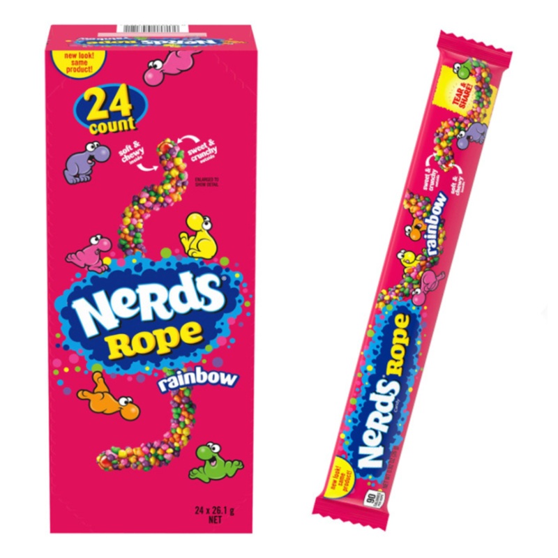 NERDS ROPE IN DISPLAY - RAINBOW
