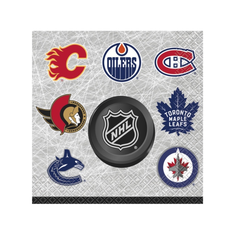 NHL Luncheon Napkins  16ct