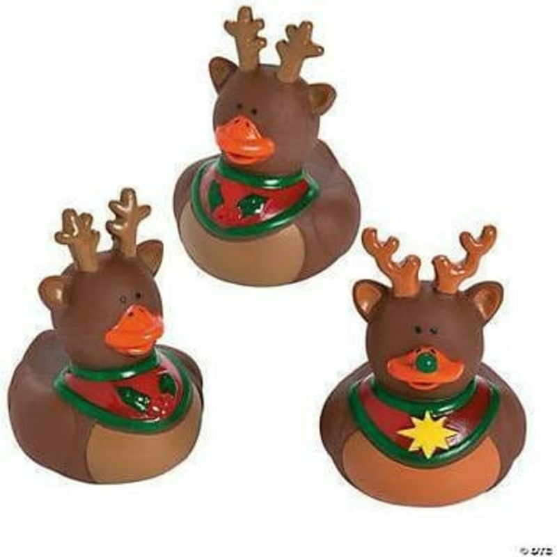 Reindeer Rubber Duckies