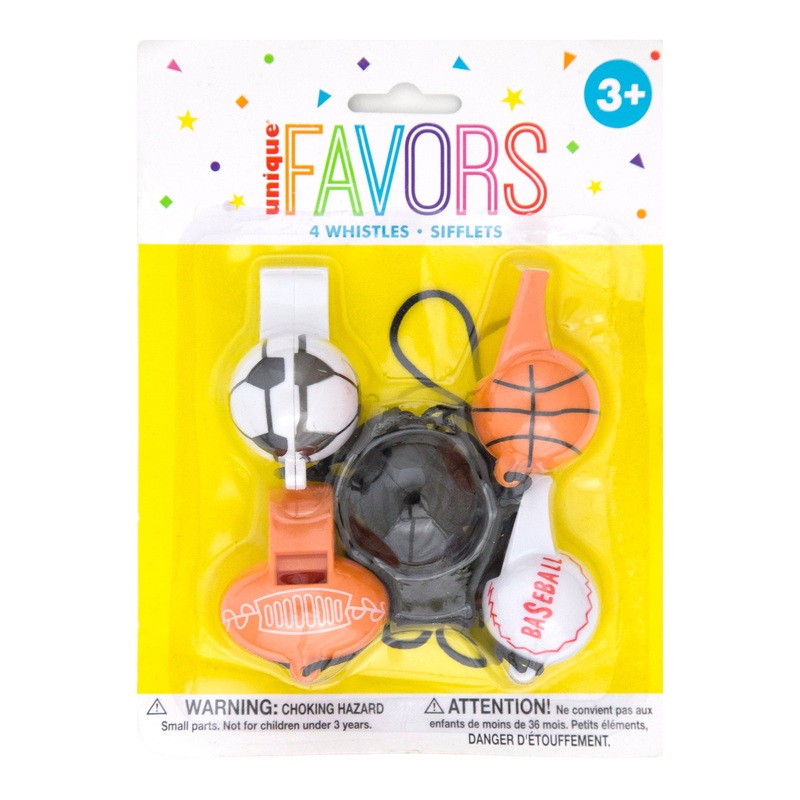 Sports Ball Whistles Party Favors