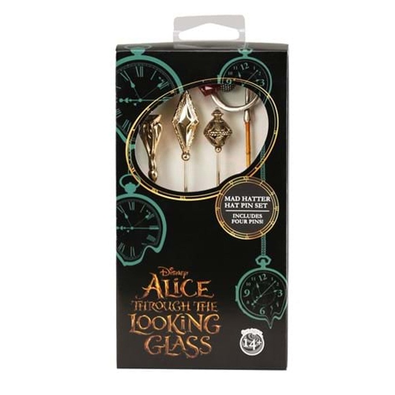 Alice in Wonderland- Mad Hatter Hat Pin Collection