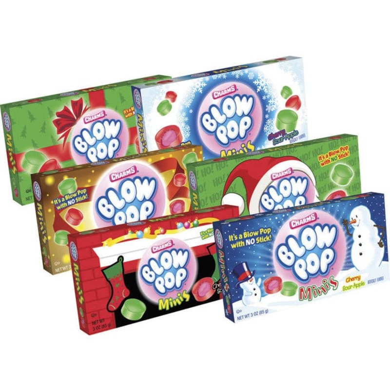 BLOW POP MINIS CHRISTMAS THEATER BOX