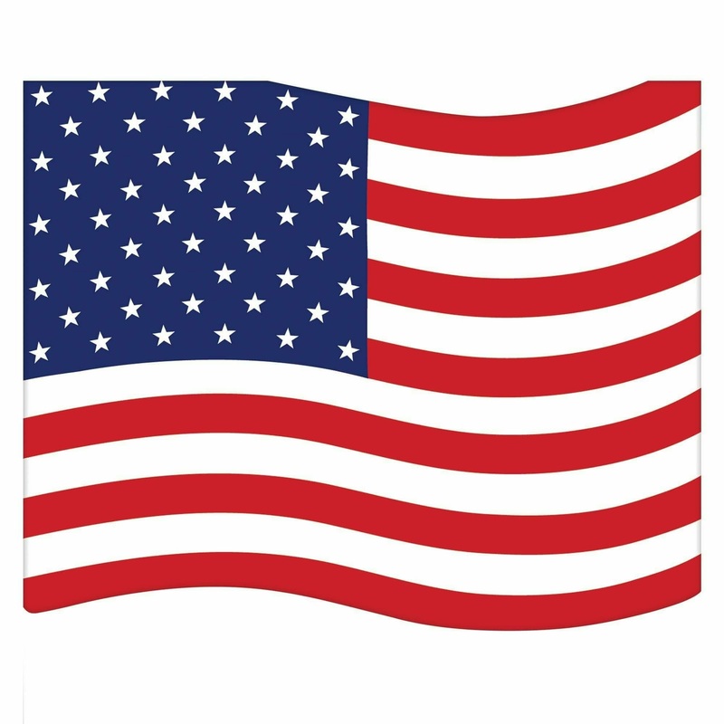 BN Die-Cut American Flag
