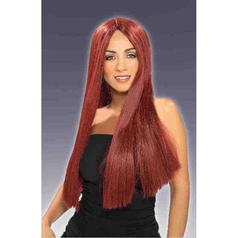 Long Wig Burgundy