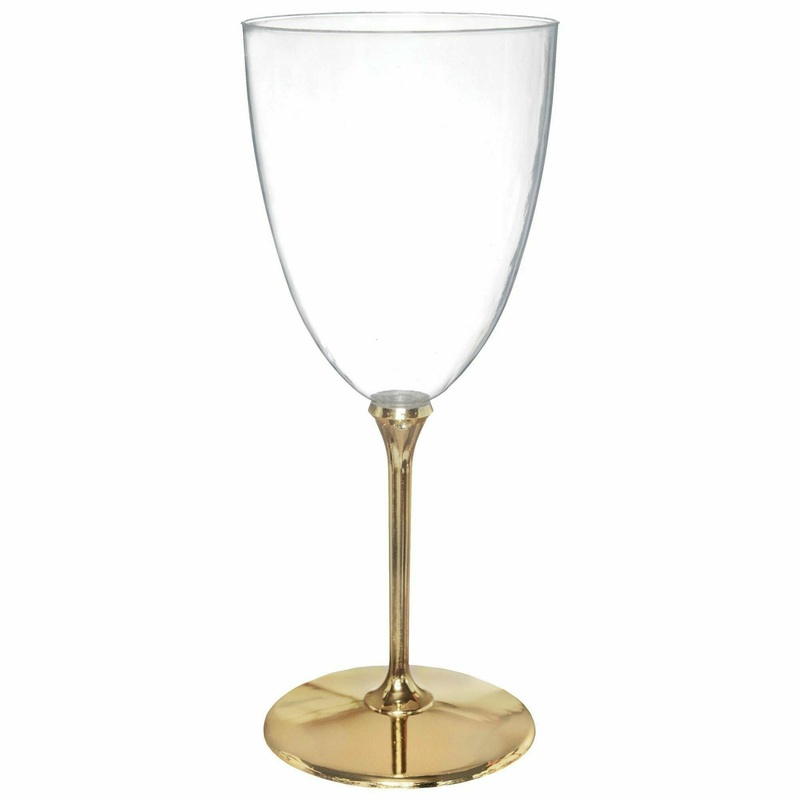 Metallic Wine Glasses- Gold