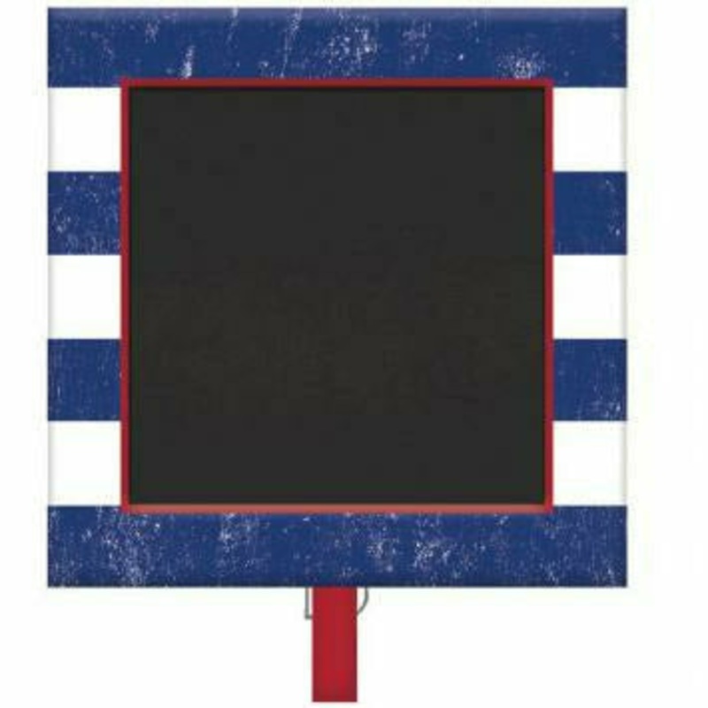 NAUTICAL CHALKBOARD CLIPS - H5