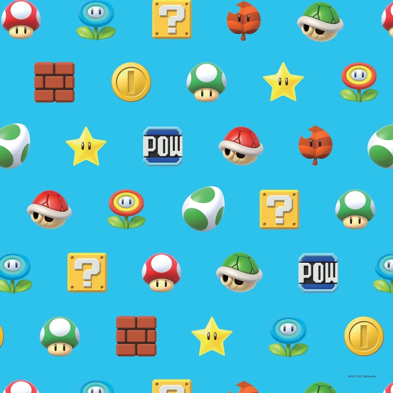 Super Mario Brothers Printed Gift Wrap