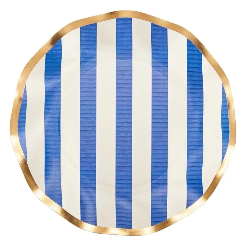 Wavy Salad Plate Americana 8ct