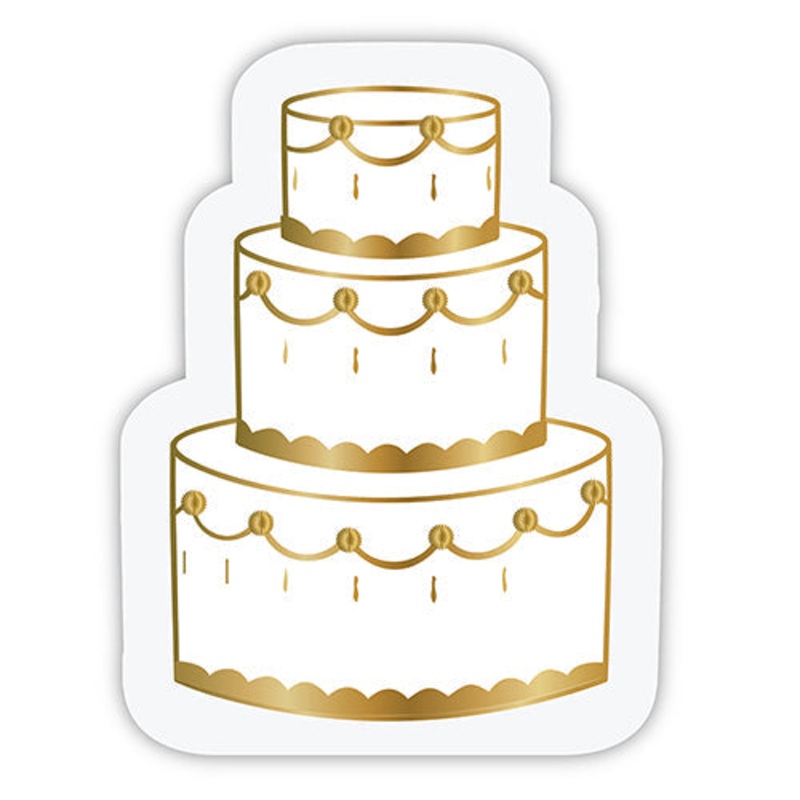 Wedding Cake Die Cut Napkin