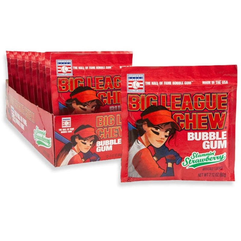 BIG LEAGUE CHEW - STRAWBERRY GIRL