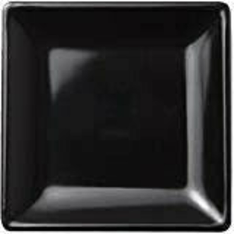 BLACK SQUARE APPETIZER PLATES