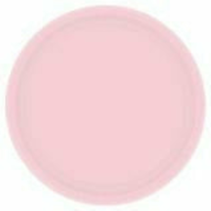 BLUSH PINK PAPER LUNCH PLATE