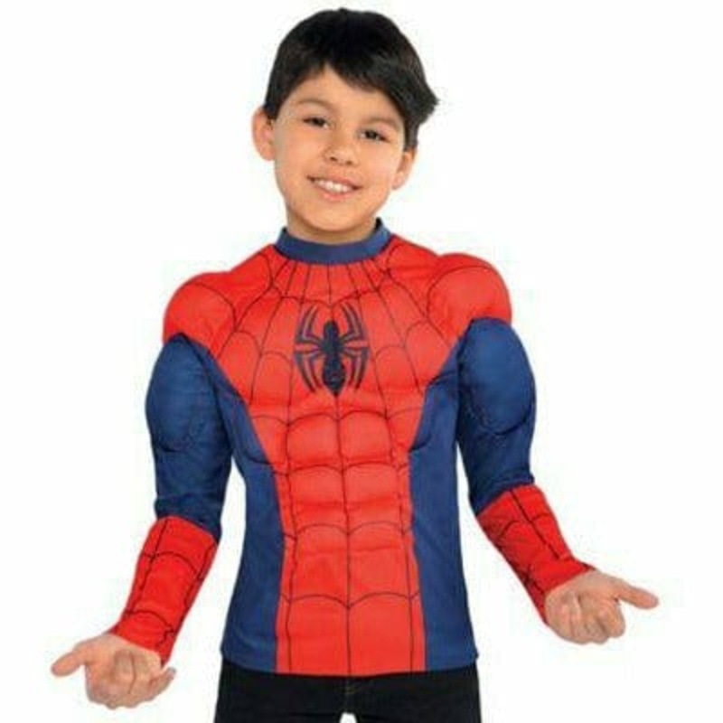 Boys Spider-Man Muscle Shirt Halloween Costume