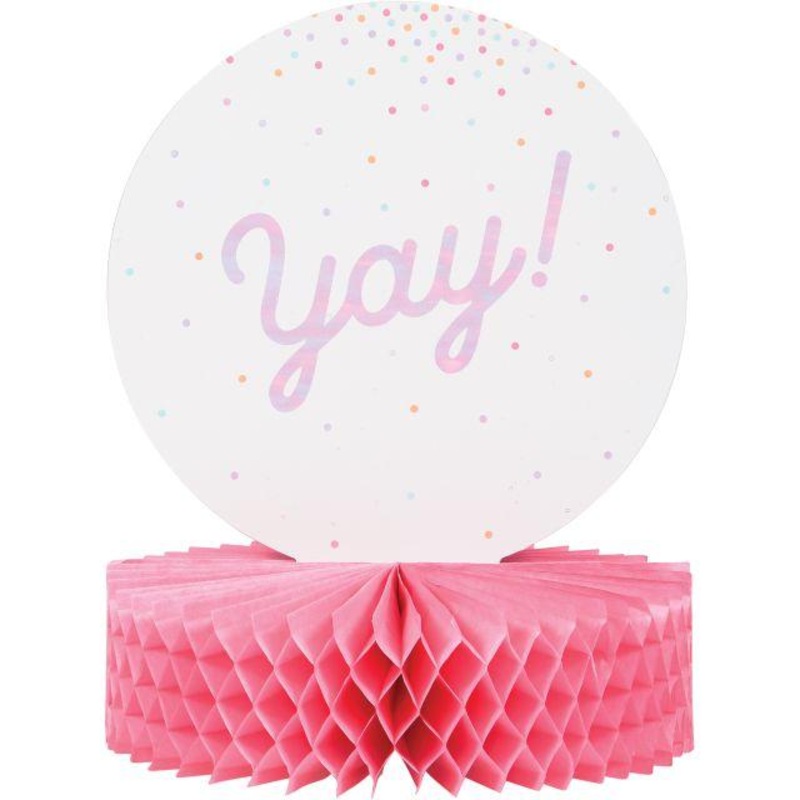 Iridescent Honeycomb Centerpiece