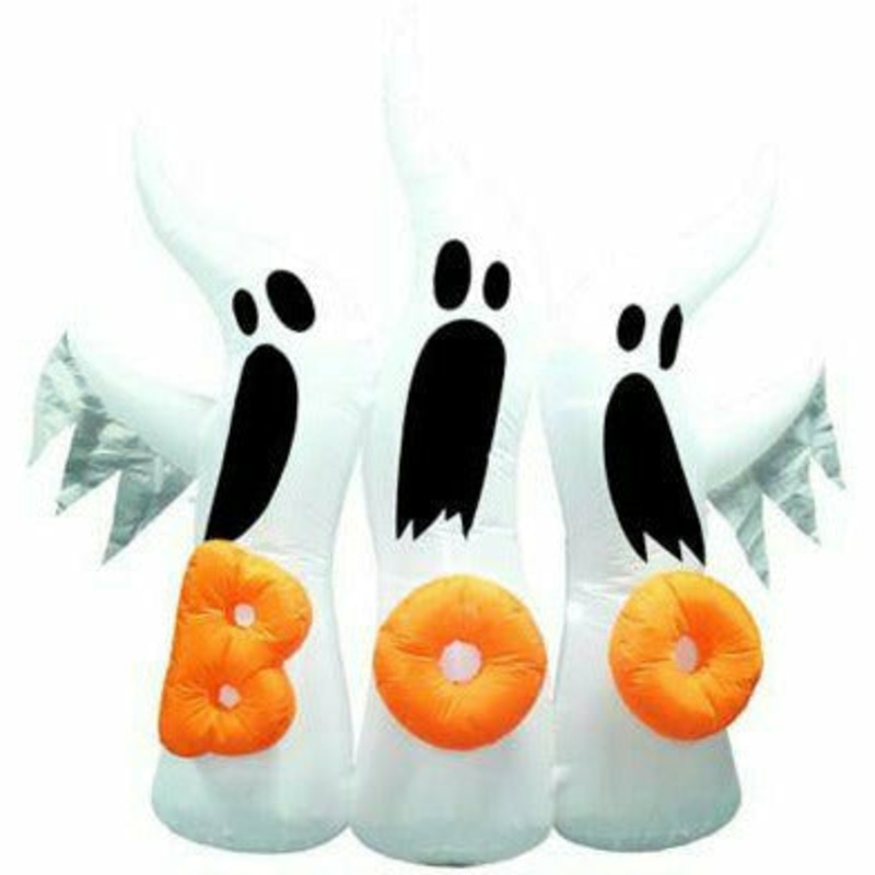 Light-up Inflatable Ghosts Halloween Multi-Colored