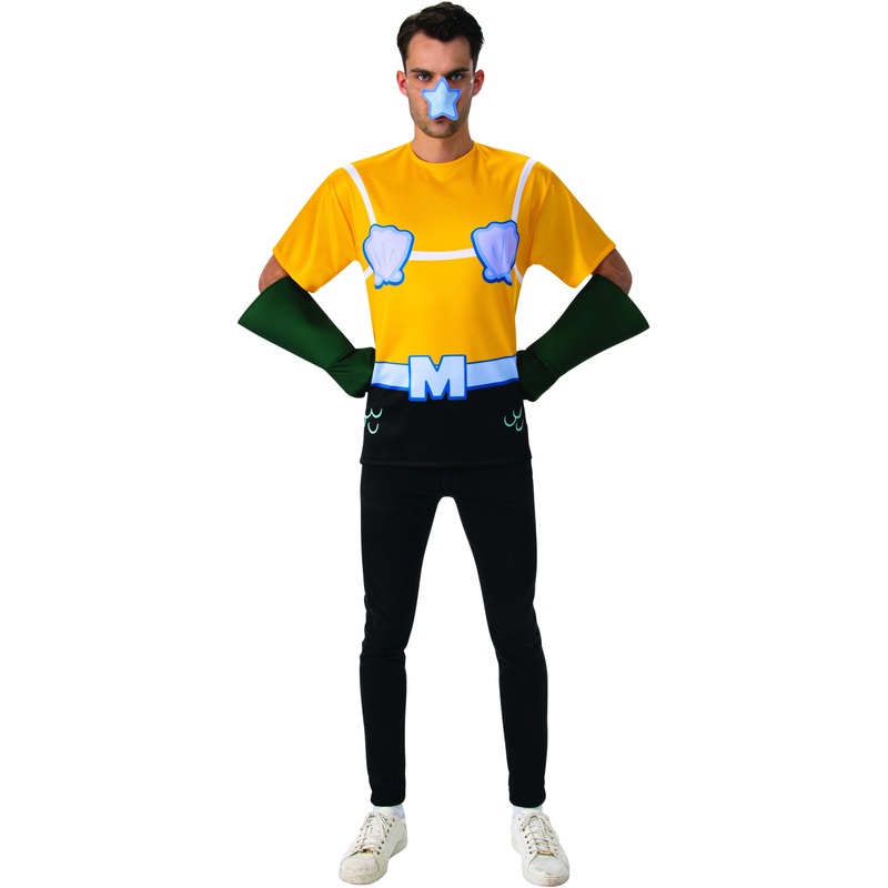 Mens Mermaid Man Costume Top