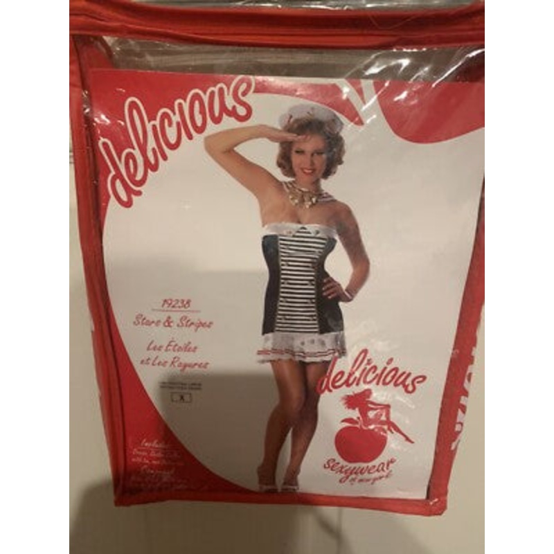 New Delicious Sexy Sailor Stars & Stripes Costume